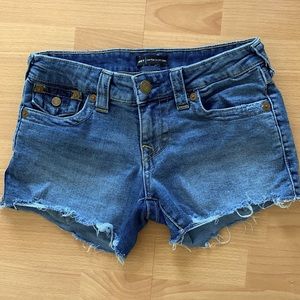 True Religion Low Rise Jean Short 26